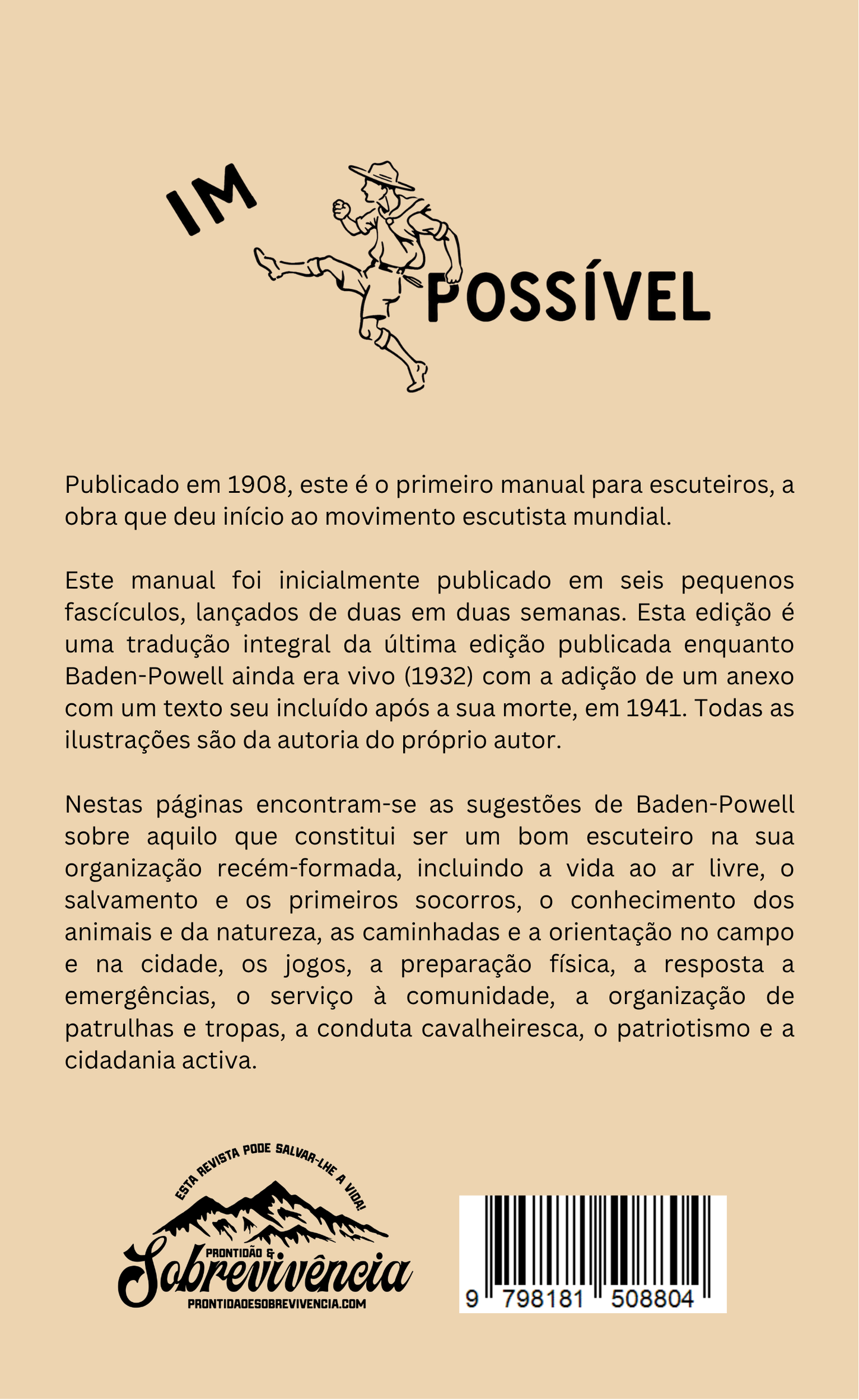 Escutismo Para Rapazes - Robert Baden-Powell
